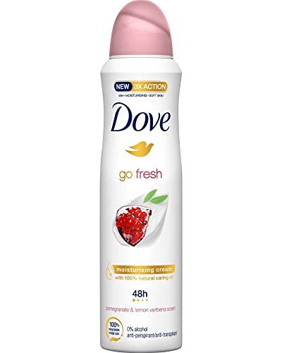 6 x Dove Women Anti-Perspirant Deodorant Spray - Go Fresh Granatapfel - 250 ml