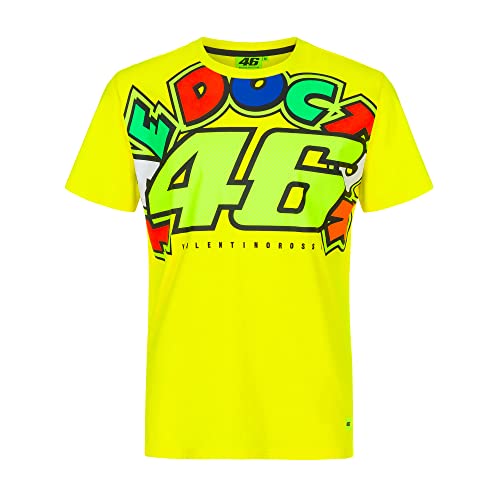 Valentino Rossi VR 46 Herren 46 The Doctor T-Shirt, gelb, XXL