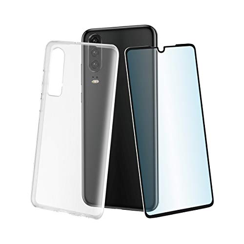 Muvit Cristal Soft Case Huawei P30 And Tempered Glass Screen Protector Pack One Size