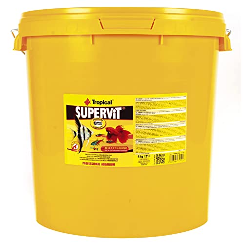 Tropical Supervit Premium Hauptfutter (Flockenfutter) für alle Zierfische, 1er Pack (1 x 21 l)