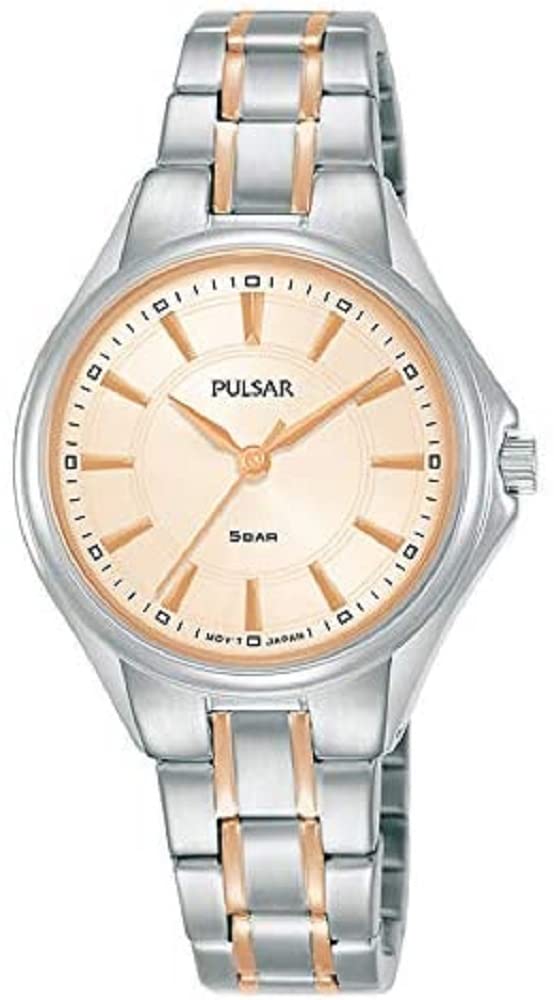 PULSAR Damen Analog Quarz Uhr mit Edelstahl Armband PH8501X1