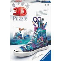 Ravensburger 3D Puzzle 11279 Sneaker Bezaubernde Meerjungfrauen - Praktischer Stiftehalter - 108 Teile - Schreibtisch-Organizer für Kinder ab 8 Jahren