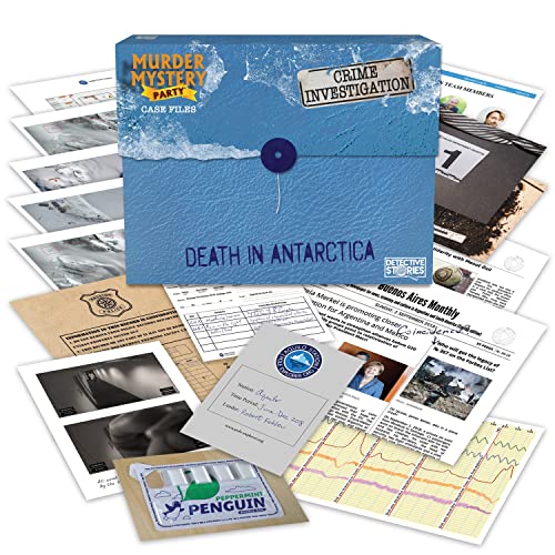 Mörder Mystery Party Case Files Death In Anttarctica The Game