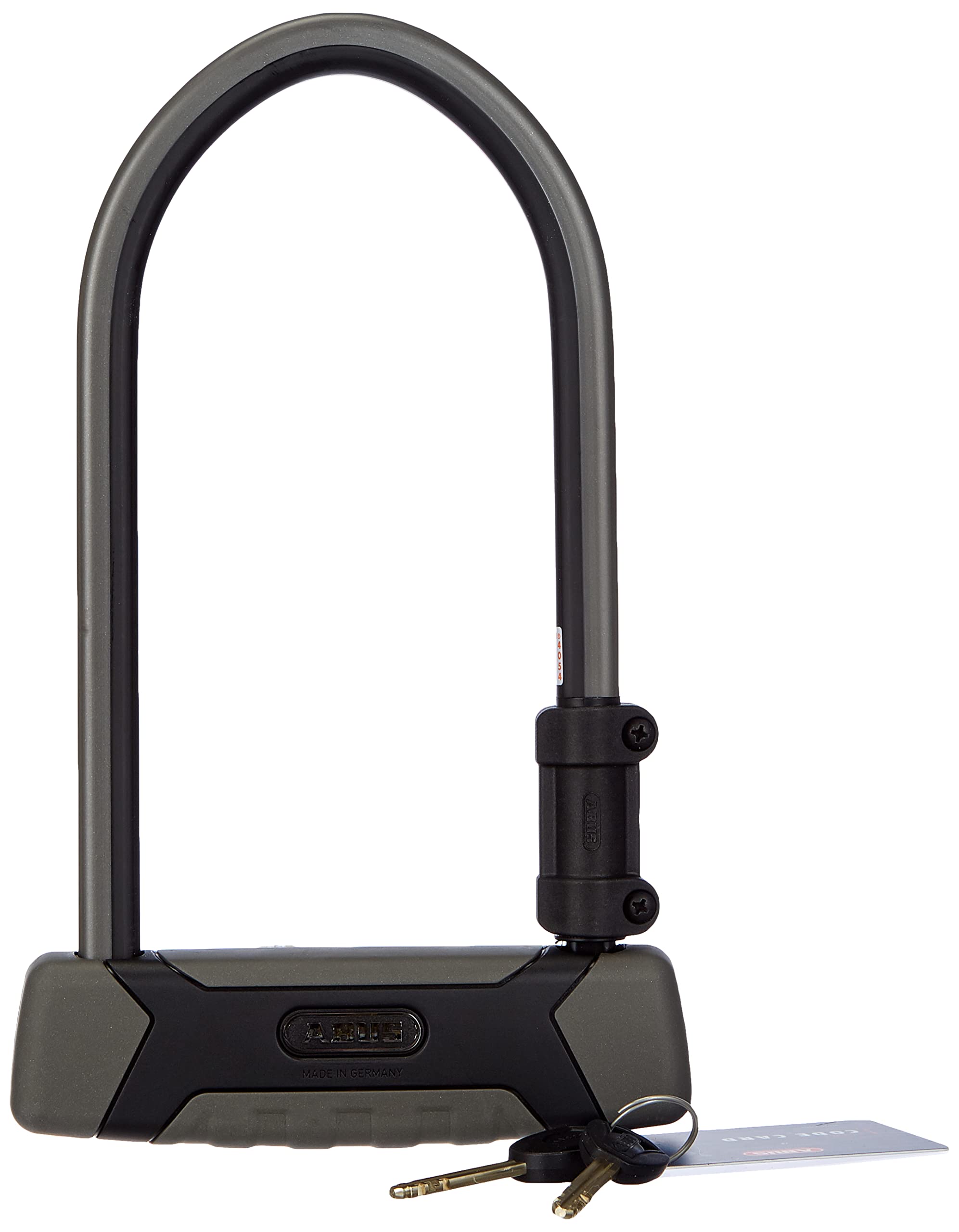 ABUS Bügelschloss Granit XPlus 540 + Eazy KF-Halterung - Fahrradschloss mit starkem Parabolbügel Sicherheitslevel 15 - Schwarz - 230 mm Bügelhöhe