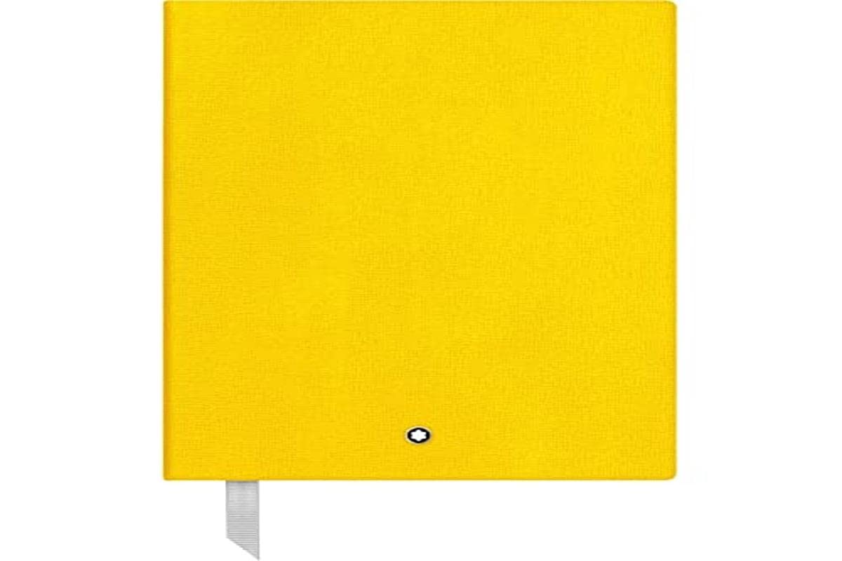 Montblanc Notebook 116519 Fine Stationery #146 – Liniertes Notizbuch aus Leder mit Softcover in DIN A5 – Farbe: Yellow – 192 Seiten