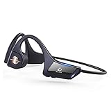 SLuB Bone Conduction Headset, Wireless Sports Headset, CSR Bluetooth 5.0, Open Stereo, Wasserdichtes High-Definition-Mikrofon, geeignet für Laufen, Radfahren, Fitness (Blau)