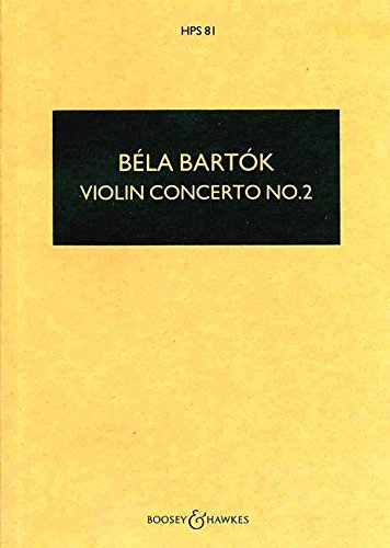 Violinkonzert Nr. 2: Violine und Orchester. Studienpartitur.: HPS 81. violin and orchestra. Partition d'étude. (Hawkes Pocket Scores)