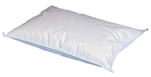 DMI Kunststoffbeschichteter Nylon-Kissenschutz, Weiß, 2 Stück