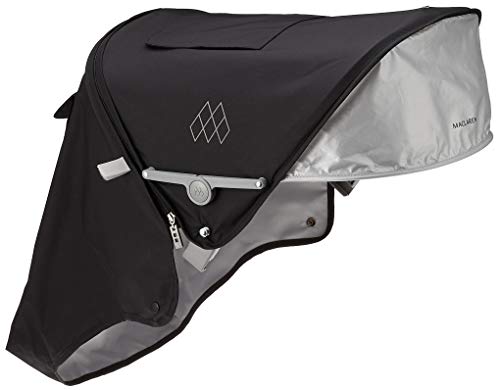 Maclaren Techno XT Hood - Ausziehbare UPF50 + / wasserdichte Kapuze für Techno XT-Buggys. Erhältlich in Schwarz / Silber