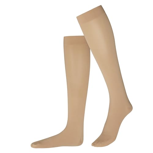 ITEM m6 - Kompressionsstrümpfe Damen - Kniestrümpfe TRANSLUCENT 30 Conscious Butterscotch | 30 DEN Knee high socks aus nachhaltigen Materialien | 36-38