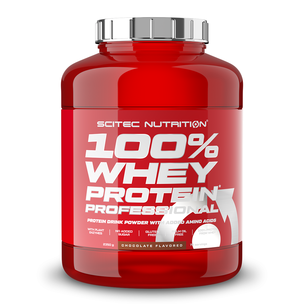 Scitec Nutrition 100% Whey Protein Professional mit extra zusätzlichen Aminosäuren und Verdauungsenzymen, Beinhaltet keinen Zuckerzusatz, 2.35 kg, Vanille-Mischobst