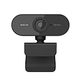 Sansnail Webcam USB 2.0 1080P Skype Kamera für PC, Web Cam mit Mikrofon, Free Drive USB Cam HD Kamera für Computer Laptop Desktop Plug and Play USB Kamera für Youtube, Windows kompatibel