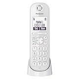 Panasonic KX-TGQ200GW DECT IP-Telefon (schnurlos, CAT-iq 2.0 kompatibel, Freisprechmodus, Anrufersperre, Eco-Plus, digitales Telefon) weiß, único