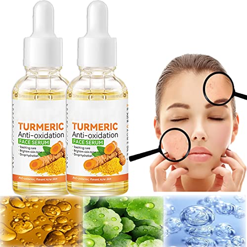 Turmeric Anti-Oxidation Serum,Turmeric Anti-Oxidation Facial Serum,Turmeric Dark Spot Corrector Serum,Turmeric Anti Oxidation Face Serum (2Bottles)