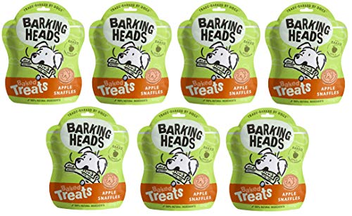 Barking Heads Hunde Leckerlis, Getreidefrei, Apfel, 7 x 100g