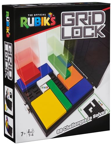 Rubik's Cube Gridlock-Spiel, das problemlösende Puzzle-Spiel, inspiriert vom klassischen Gehirn-Teaser-Fidget-Spielzeug, für Erwachsene und Kinder ab 7 Jahren