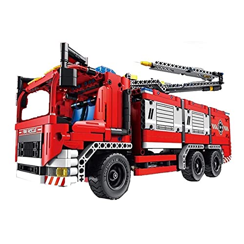 efaso RC Bausteinfahrzeug Feuerwehrauto 2in1-Modell Qihui 6805