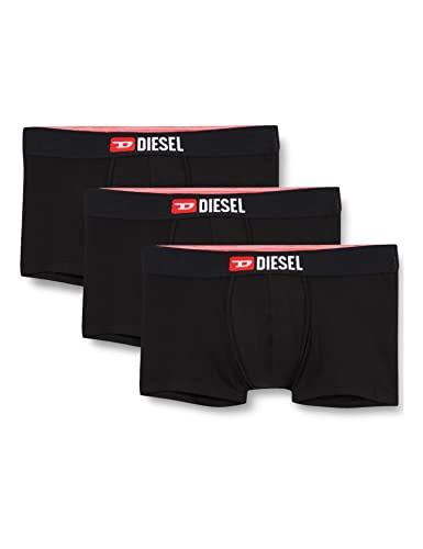 Diesel Herren UMBX-damienthreepack Unterhose, Schwarz (Black/Black/Black E4101-0wawd), Small (3er Pack)