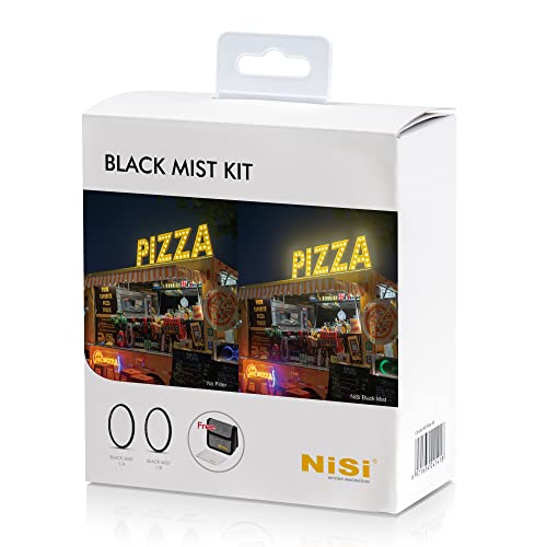 NiSi 72mm Black ProMist Filterkit - Black Mist 1/4, 1/8, Reinigungstuch und Filtertasche