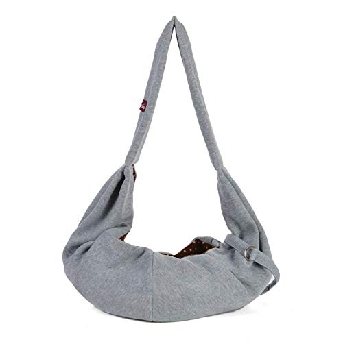 Werse Hund Schultertasche Leichte Diagonale Tasche - Grau - 47 * 24 * 20 cm