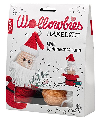 Wollowbies Häkelset Willi Weihnachtsmann: Anleitung, Steckbrief und Material für einen tollen Weihnachtsmann