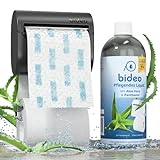 Bideo 2.0 Toilettenpapier Befeuchter mit verbesserter Halterung - Patentiert System für Feuchte Toilettentücher - Toilettenpapierhalter für Feuchtes Toilettenpapier