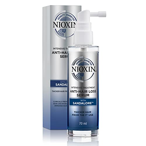 NIOXIN Anti-Hair Loss Serum – Leave In Haarpflege gegen Haarausfall – Haarserum gegen sichtbaren Haarausfall bei fortgeschrittener Ausdünnung für voller aussehendes Haar – 75 ml