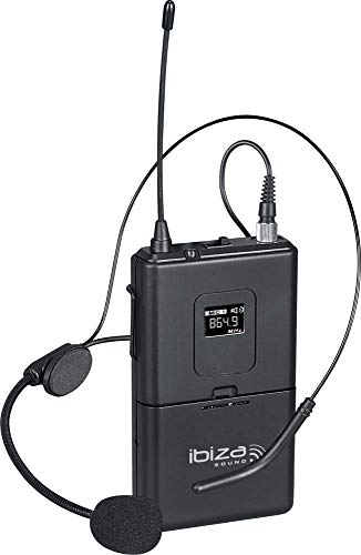 IBIZA HS20-UHFB UHF Bodypack mit Headset 864.9MHz