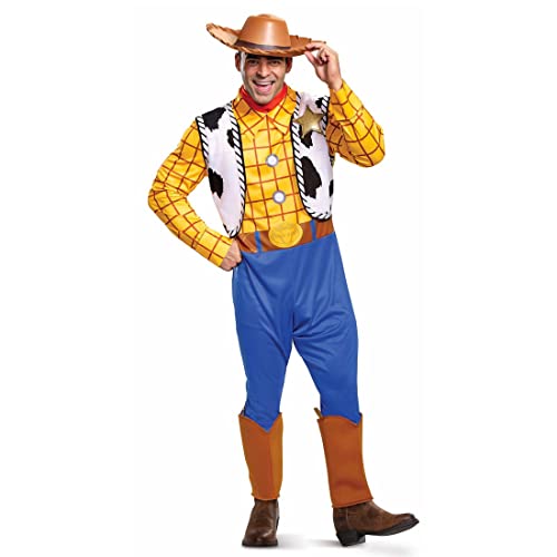 Disguise Disney Offizielles Woody Kostüm Erwachsene, Toy Story Kostüm Für Herren und Damen, Größe XL
