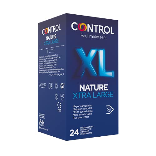CONTROL NATURE XTRA LARGE Elastische Kondome Größe XL aus Naturlatex - 24 Stück