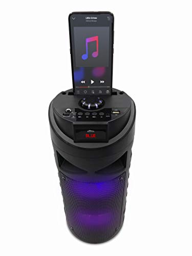 Media-Tech PARTYBOX Boombox tragbarer Lautsprecher Bluetooth Speaker FM Radio & MP3 Player & Karaoke KEG (30 Watt)