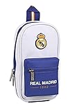 SAFTA Federmäppchen mit Rucksack, mit 4 Fächern, Real Madrid 1. Equii. 21/22