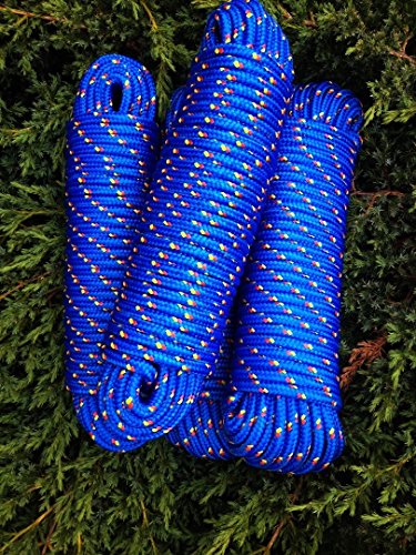 Machermann Nr.11 Blaues Seil,Leine,Reepseil 12 mm x 30 m,Rope,Polypropylen Seil, Polypropylenseil, Bootsleine,Ankerleine