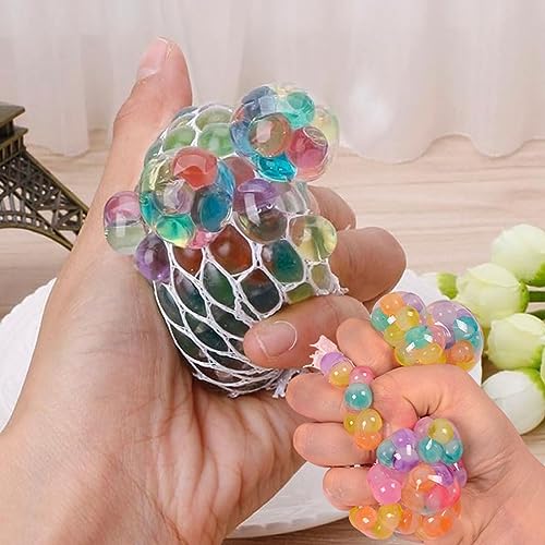 Psychedelic Rainbow Stress Reliever Ball, Psychedelic Stress Ball, Kimxtan Psychedelic Stress Ball, Psychedelic Stress Reliever Ball, Kimxtan Stress Ball, Water Bead Stress Balls (5PCS)