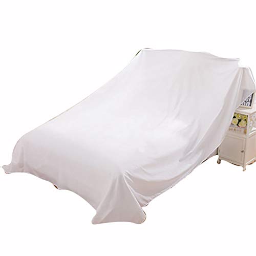 Bett Staubschutz Möbel Schutzhülle Vlies Atmungsaktiv Mehltau Abdeckung Bett Sofa Möbel Abdeckung | Weiße Farbe | Bewegliche Decke | 100-700Cm,200Cm*240Cm