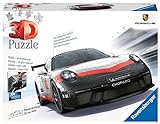 Ravensburger 3D Puzzle Porsche 911 GT3 Cup 11147 - Das berühmte Fahrzeug und Sportwagen als 3D Puzzle Auto - 108 Teile - ab 10 Jahren