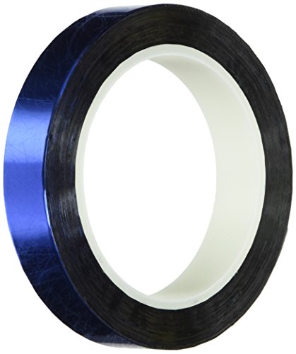 TapeCase 8-72-MPFT-Blue Metallisiertes Polyester-, Acryl-Klebeband, 0,005 cm dick, 65,8 m Länge, 20,3 cm Breite, Blau, 1 Rolle