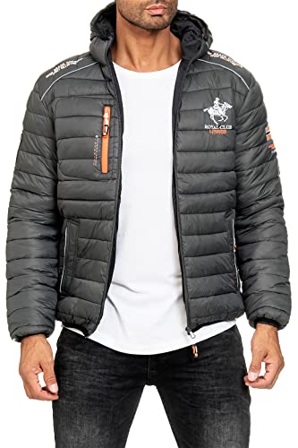 Geographical Norway Herren Steppjacke Brick Dunkelgrau L