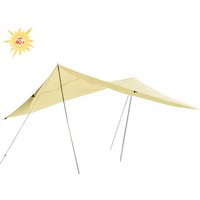 Happy People Unisex – Erwachsene Sonnensegel, Sandfarben, 400x500cm