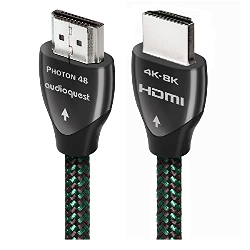 AudioQuest - Photon 48-4K-8K 48G HDMI - Entwickelt für Xbox - 2,25 m (7,5 Fuß), für Gaming, Blu-Ray, Kabel und Satelliten