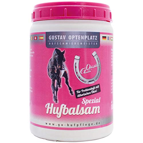Gustav Optenplatz GO! Spezial Hufbalsam Girlz-Serie farblos mit Pro Vitamin B5 (1000 ml)