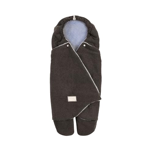 Nuvita 9100 Cuddle | Weicher Schlafsack mit Verstellbarer Kapuze und individuellem Fußsack | perfekt für 0 bis 10 Monate (80 cm) | Temperaturbeständig bis 8 °C, Wasser- und Winddicht,