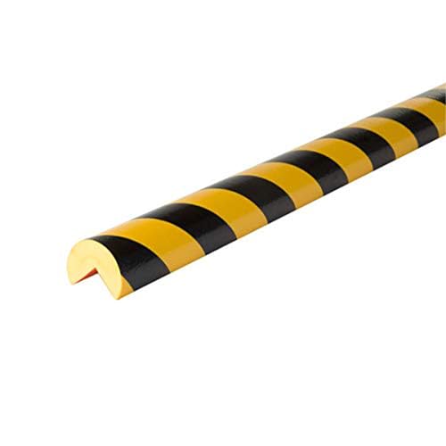 Betriebsausstattung24® Eckschutzprofil Magnetic Typ A | gelb/schwarz | magnetisch | Länge: 1,0 m