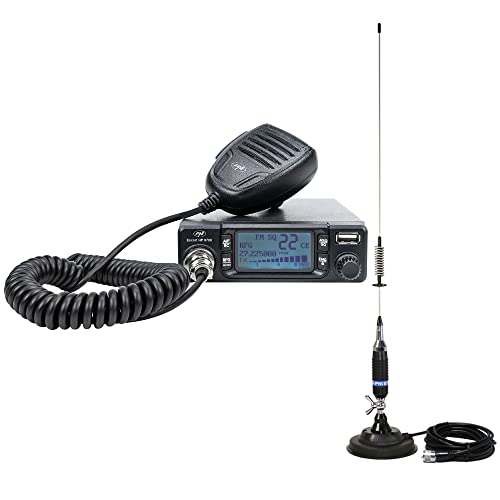 CB PNI Escort HP 9700 USB Radio und CB PNI S75 Antenne mit Magnetfuß