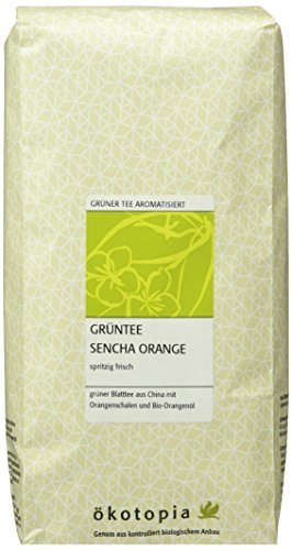 Ökotopia Grüntee Sencha Orange, 1er Pack (1 x 500 g)