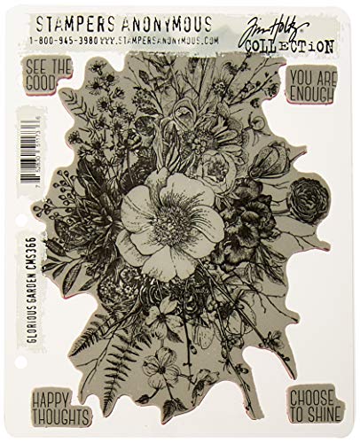 Stampers Anonymous CMS366 Tim Holtz Stempel, 17,8 x 21,6 cm