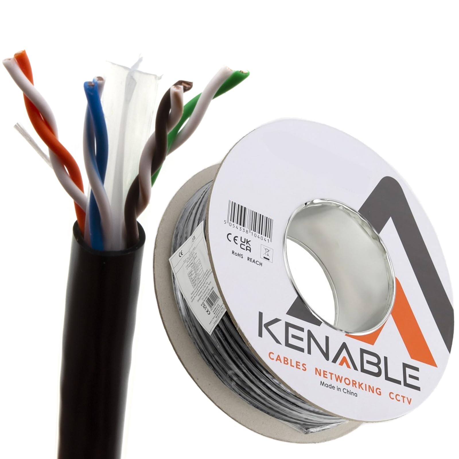 kenable Externe CAT6 Outdoor Einsatz Ethernet Netzwerk Kabel Rolle UTP 100m