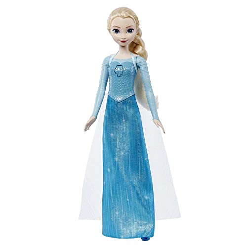 Disney Frozen - ELSA Im Morgengrauen werde ich auftauchen, Puppe mit besonderem Aussehen, singen Im Morgengrauen werde ich aufstehen aus dem Film, Spielzeug für Kinder 3+ Jahre alt, HMG33