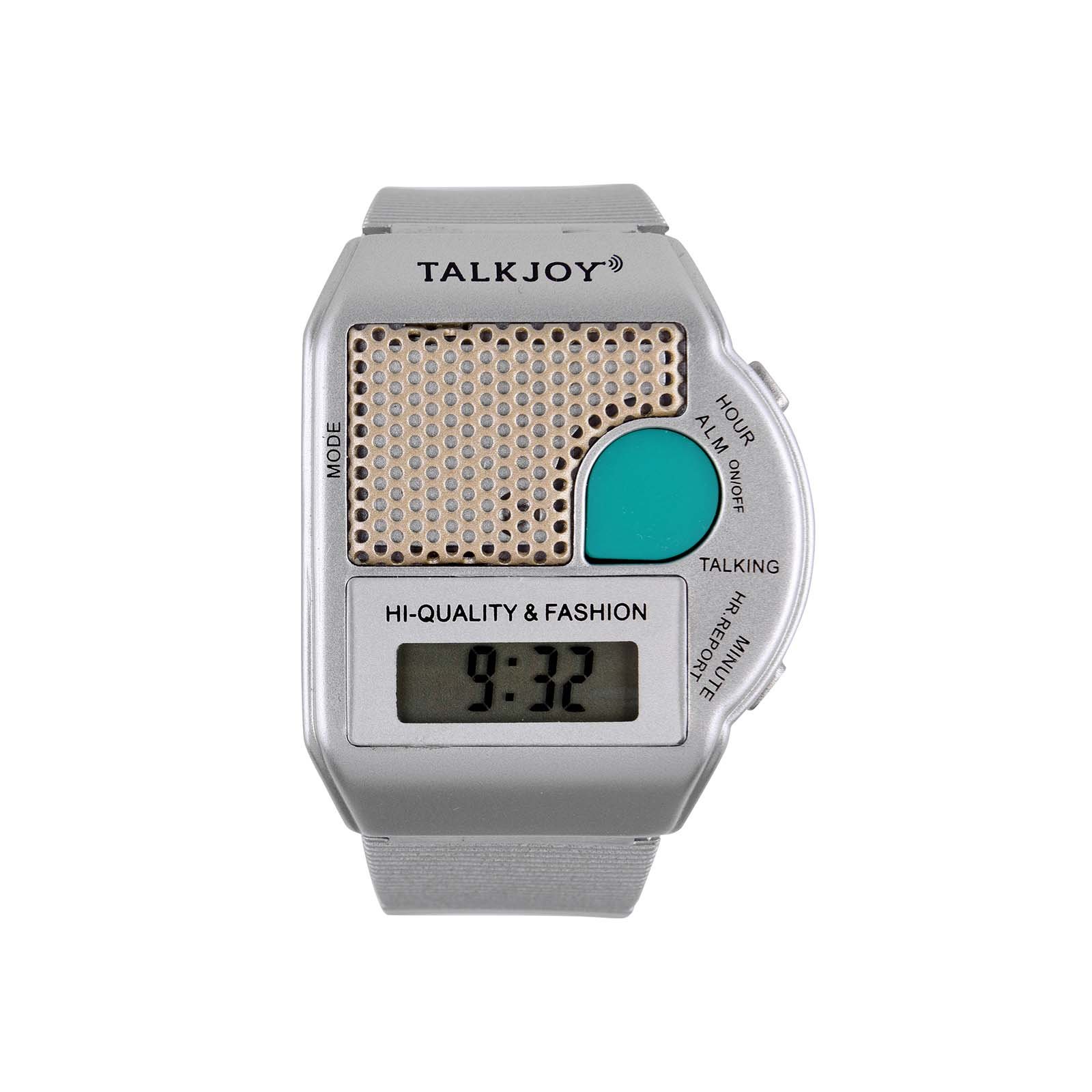 TalkJoy (ES Spanisch) Sprechende Armbanduhr Silber