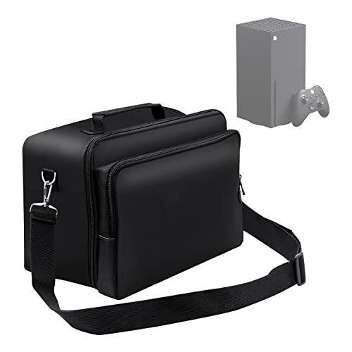 Mcbazel Xbox Serie X Konsole Reisetasche Griff Aufbewahrungstasche Schutztasche für Spielkonsolen Reisetasche für Xbox Series X Konsole - Schwarz